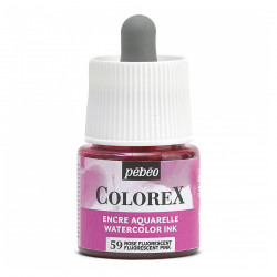 Encre aquarelle Colorex 45 ml Rose fluo