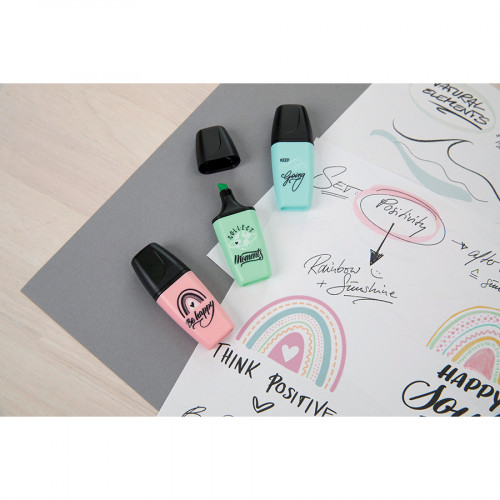 Surligneur BOSS MINI Pastellove 2.0 Set 3 couleurs n°1