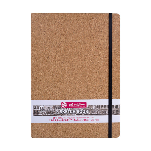 Carnet de croquis Liège 140 g/m² 80 feuilles A4 21 x 29.7 cm