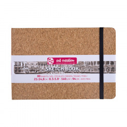 Carnet de croquis Liège 140 g/m² 80 feuilles 15 x 21 cm