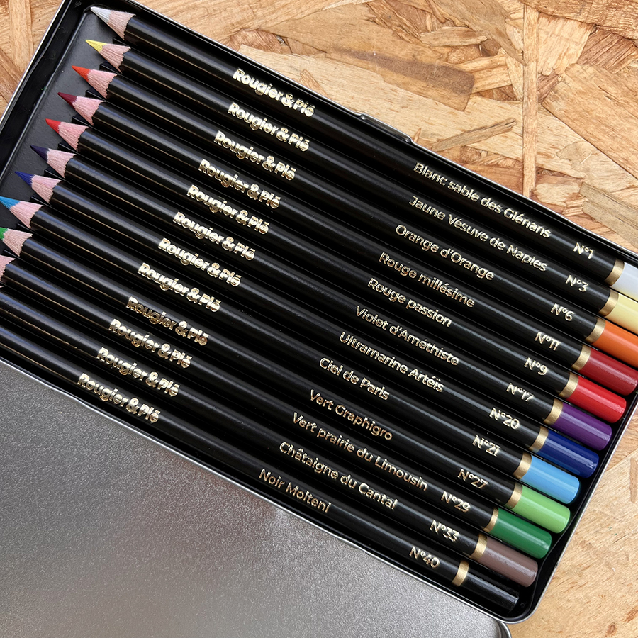 Crayons de couleur Permanents Créa Artiste Boîte de 12