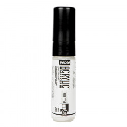 Feutre Acrylic Marker Pointe large 5 - 15 mm Blanc