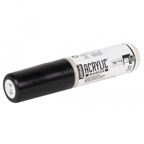 Feutre Acrylic Marker Pointe large 5 - 15 mm Blanc