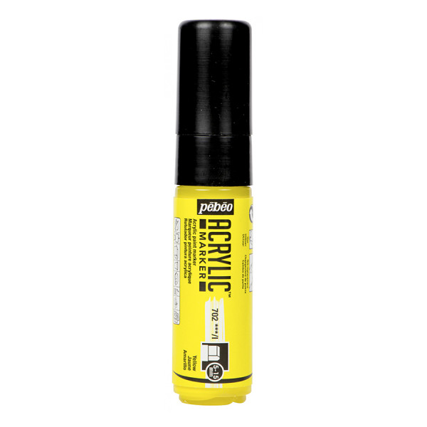 Feutre Acrylic Marker Pointe large 5 - 15 mm Jaune