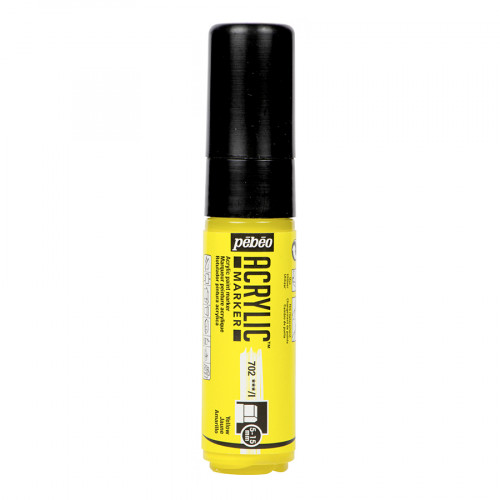 Feutre Acrylic Marker Pointe large 5 - 15 mm Jaune