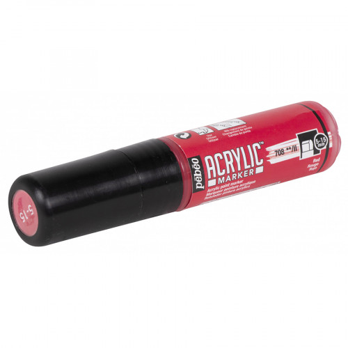 Feutre Acrylic Marker Pointe large 5 - 15 mm Rouge