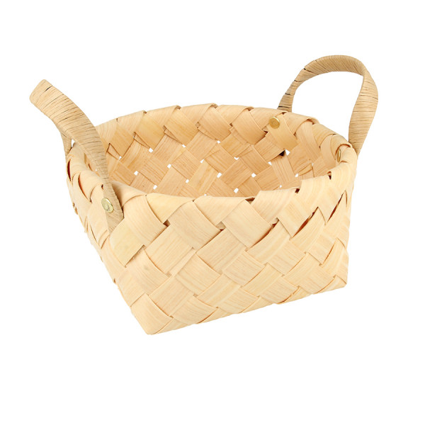 Panier en Osier 2 Anses 20 x 20 x 10 cm