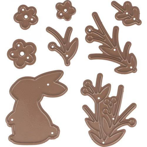 Matrice de découpe Dies Mariposa 8 pcs Lapin