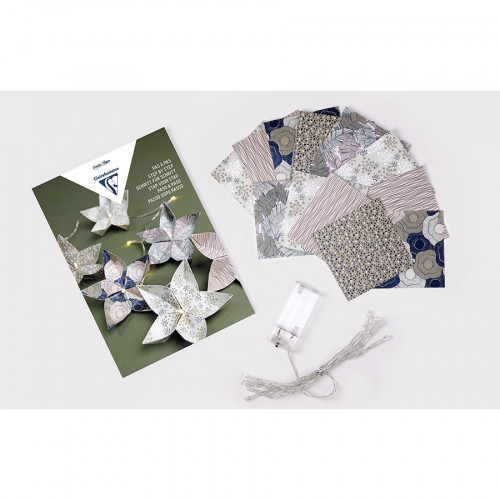 Guirlande Lumineuse Origami Kit DIY 20.6 x 29 cm