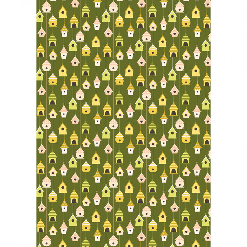 Papier imprimé A4 21 x 29.7 cm Bloc de 20 feuilles Printemps