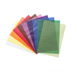 Papier Vitrail 20 x 30 cm 10 couleurs