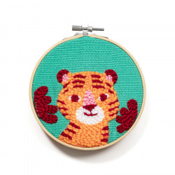 Punch Needle Kit Tigre