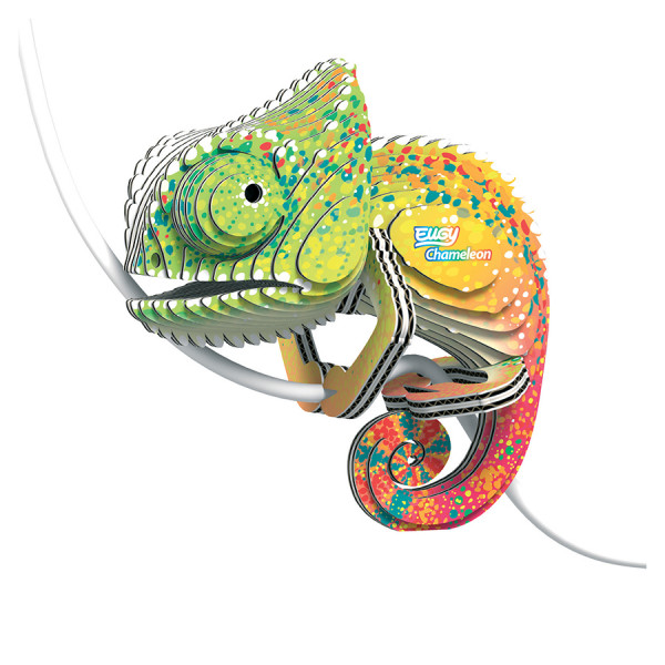 Maquette 3D en carton Caméléon