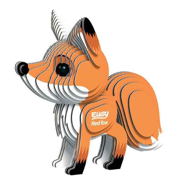 Maquette 3D en carton Renard Roux