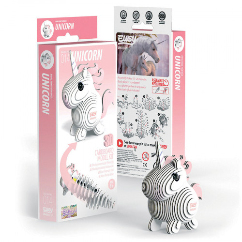 Maquette 3D en carton Licorne