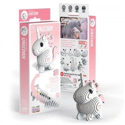 Maquette 3D en carton Licorne