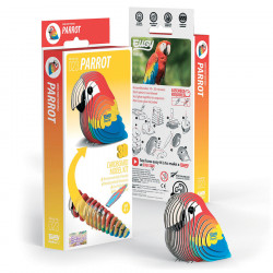 Maquette 3D en carton Perroquet