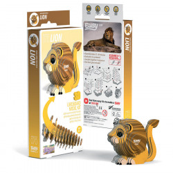 Maquette 3D en carton Lion