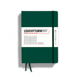 Carnet de notes Rigide Ligné A5 14.5 x 21 cm Forest Green