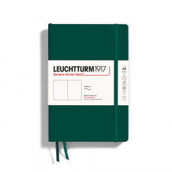 Carnet de notes Souple Pages Blanches A5 14.5 x 21 cm Forest Green