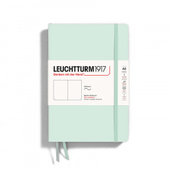 Carnet de notes Souple Pages Blanches A5 14.5 x 21 cm Mint Green