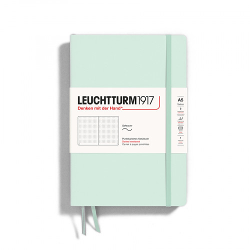 Carnet de notes Souple Pointillé A5 14.5 x 21 cm Mint Green