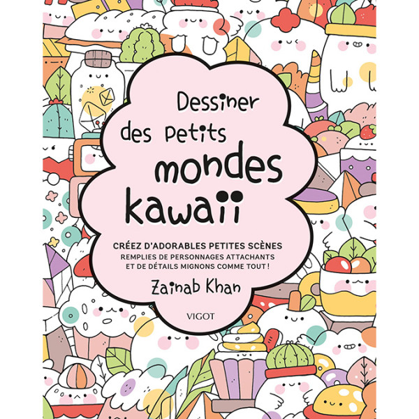 Livre Dessiner des petits mondes Kawaii