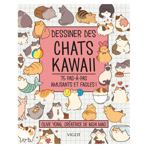 Livre Dessiner des Chats Kawaii
