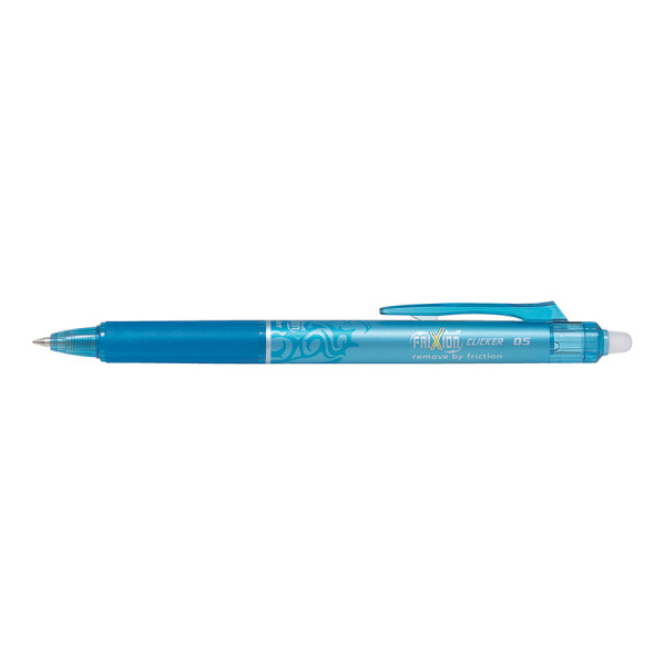 Stylo roller Frixion Bal Clicker pointe fine 05 Turquoise
