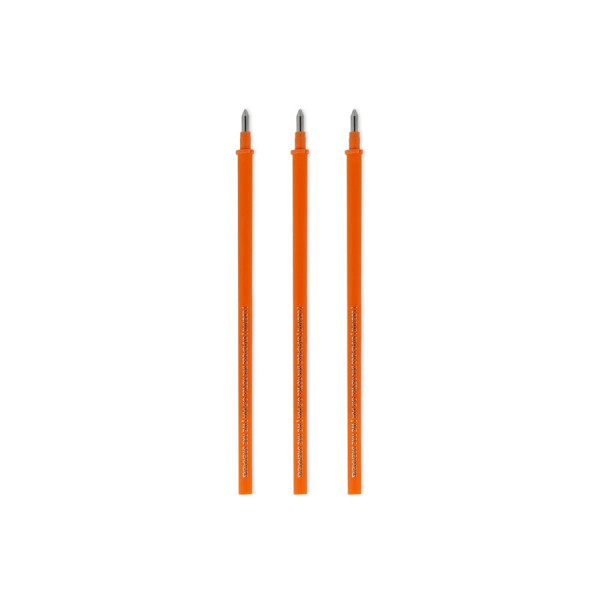 Recharge pour stylo effaçable x 3 pcs Orange