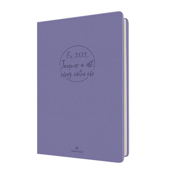 Agenda semainier 2023-2024 10 x 15 cm Camelia Lilas