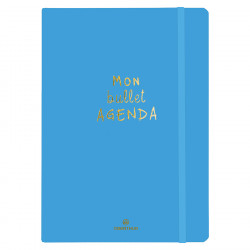 Agenda scolaire 2023/2024 bleu couverture plastique