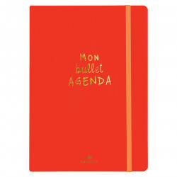 Agenda semainier 2023-2024 21.6 x 15.5 cm Bullet Corail