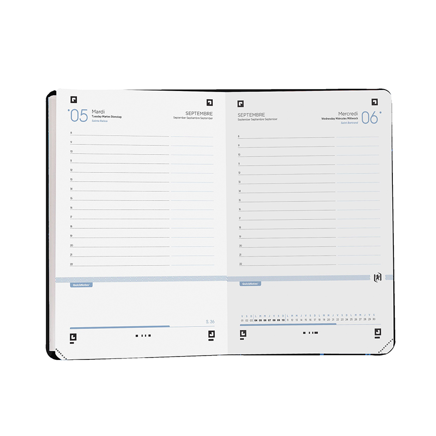 Agenda journalier 12 x 18 cm 2023-24 easyBook - Scrapmalin