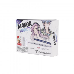 Coffret Manga Addict Clairefontaine & Tombow