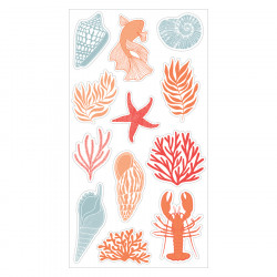 Stickers Epoxy Corail Koi