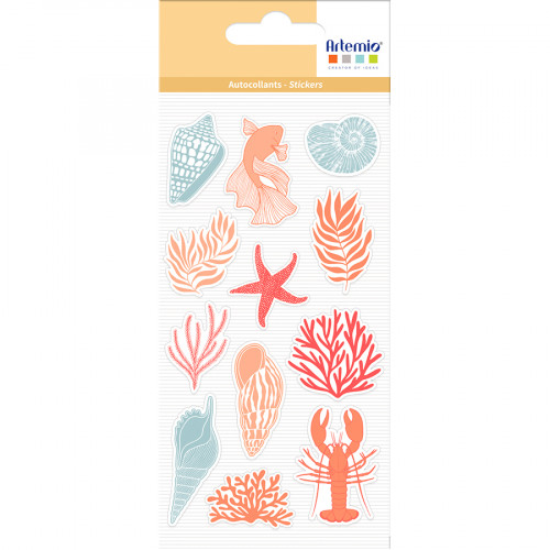 Stickers Epoxy Corail Koi