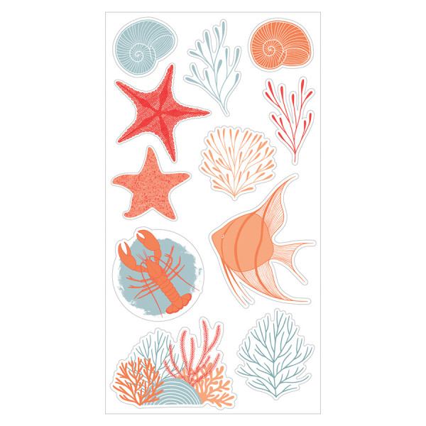 Stickers Epoxy Corail Homard