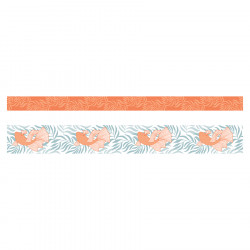 Ruban adhésif Washi Tape Corail 15 & 38 mm x 5 m Koi