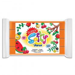 Pâte à modeler végétale Super Softy 350 g Orange