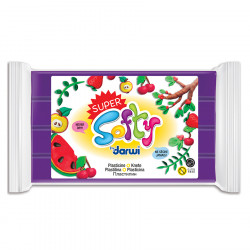 Pâte à modeler végétale Super Softy 350 g Violet