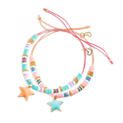 Bracelets You & Me Kit Kit Heishi Étoiles