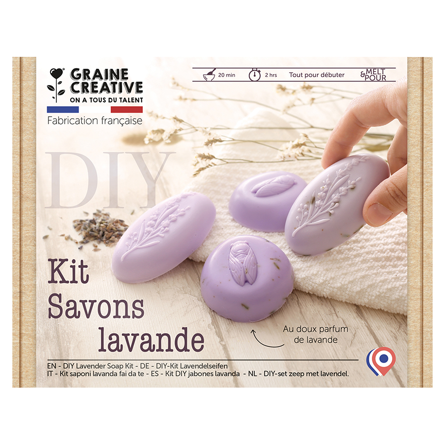 Kit Savons fleuris - DIY