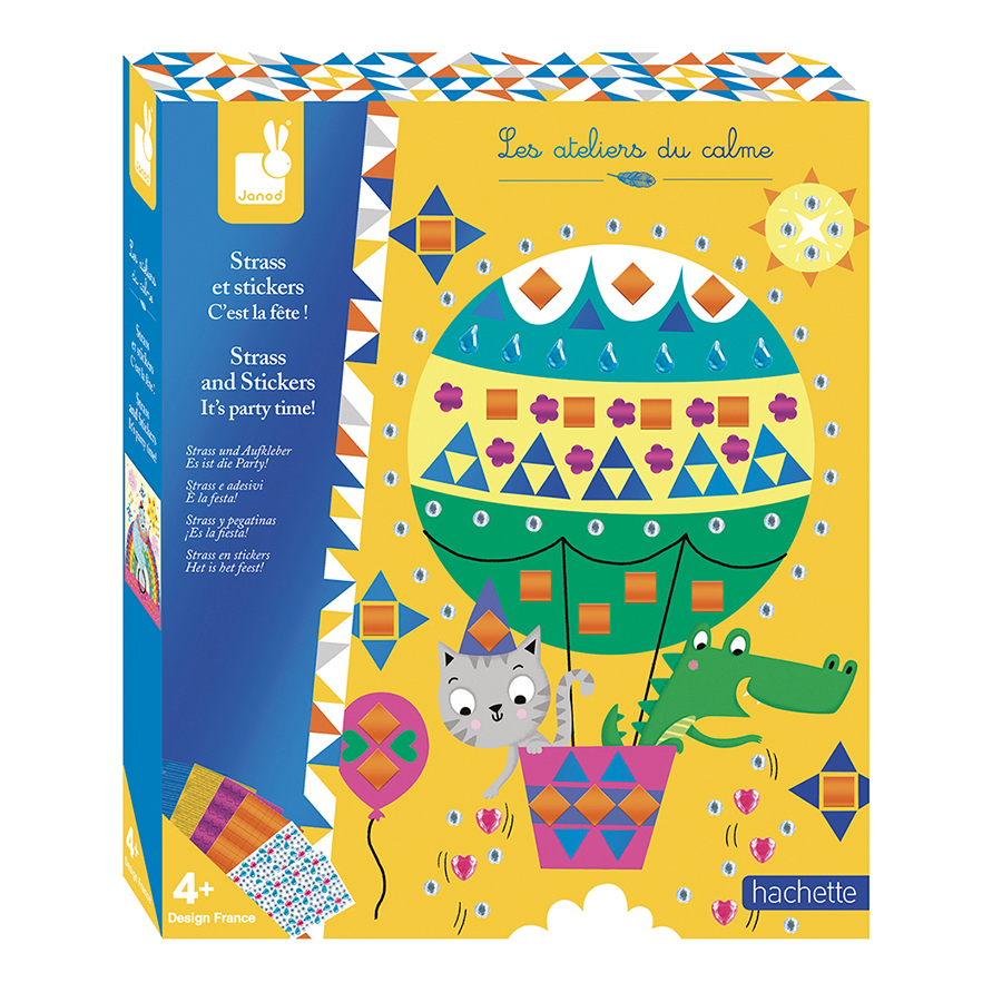 Coffret créatif - Strass, enfant 7 ans - Kit Ateliers du Calme - Janod