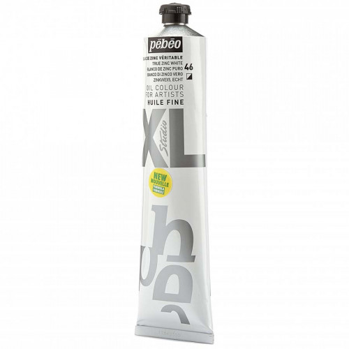 Peinture à l'huile fine Studio XL 200ml 46 Blanc Zinc Imitation