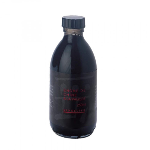 Encre de Chine « A la pagode » Noir 250 ml