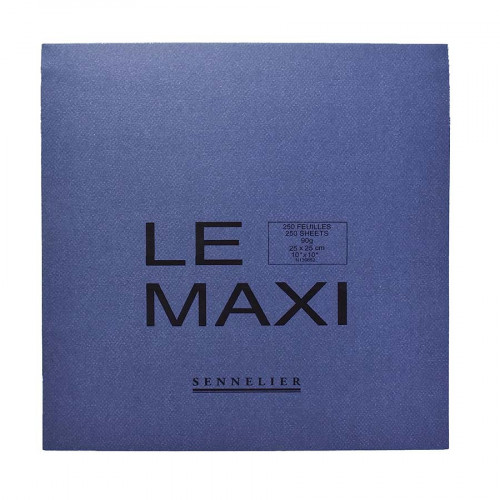 Carnet de croquis Le Maxi 250 feuilles 90 g/m² 25 x 25 cm