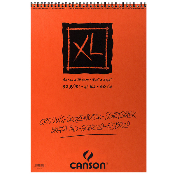 Bloc croquis XL 60 feuilles 42 x 59,4 cm
