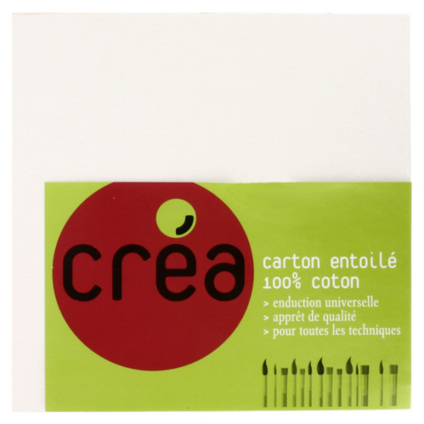 Carton entoilé Créa 20 x 20 cm