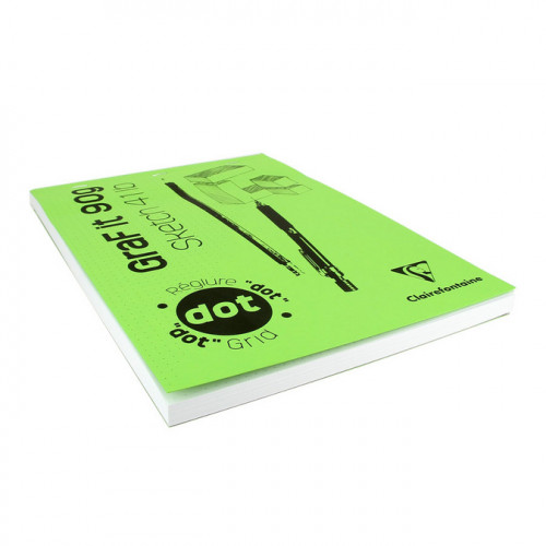 Bloc de papier GraFit DOT Pointillés 90 g/m² - 80 Feuilles 21 x 29,7 cm